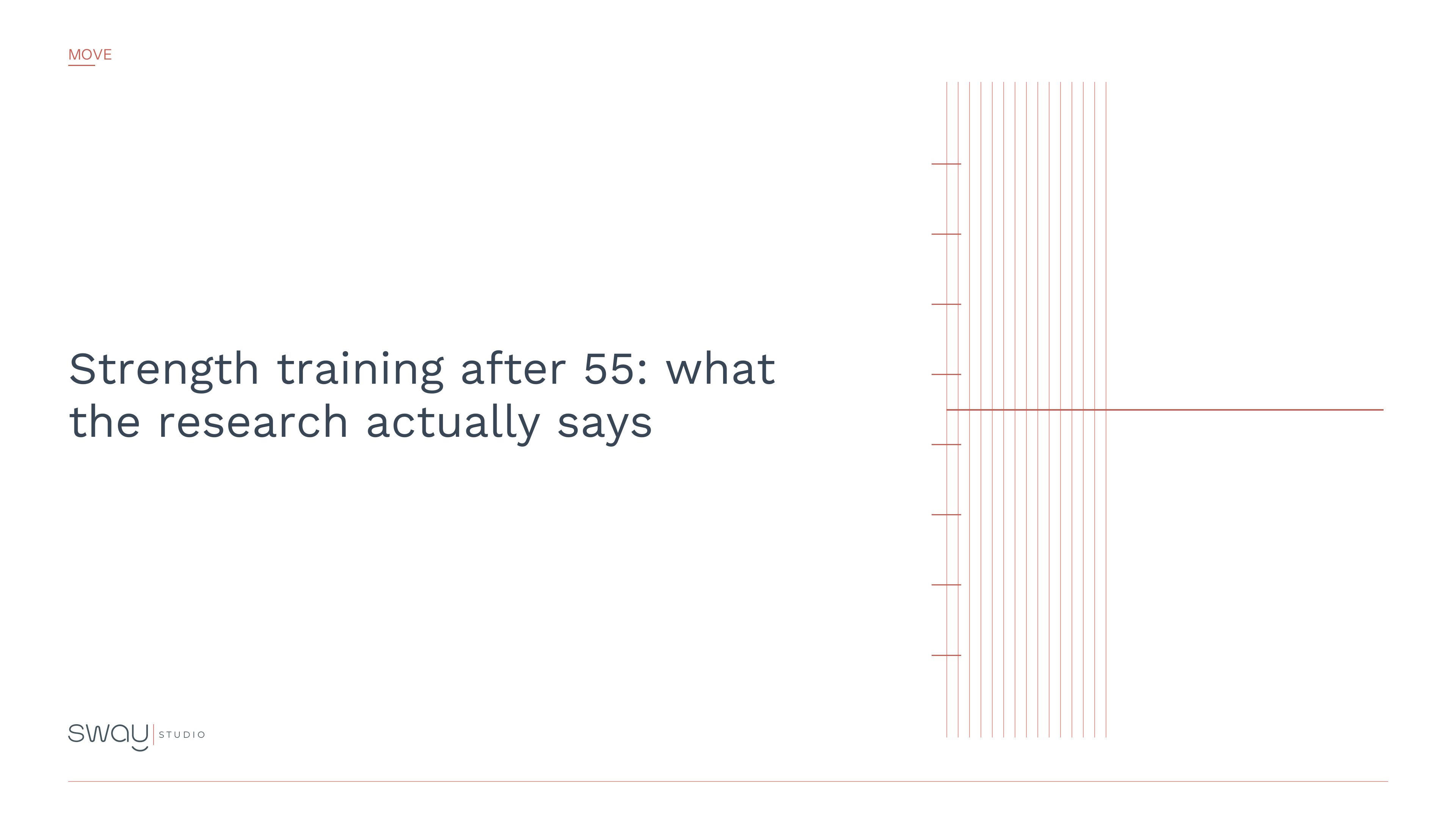 Strength training after 55: what the research actually says