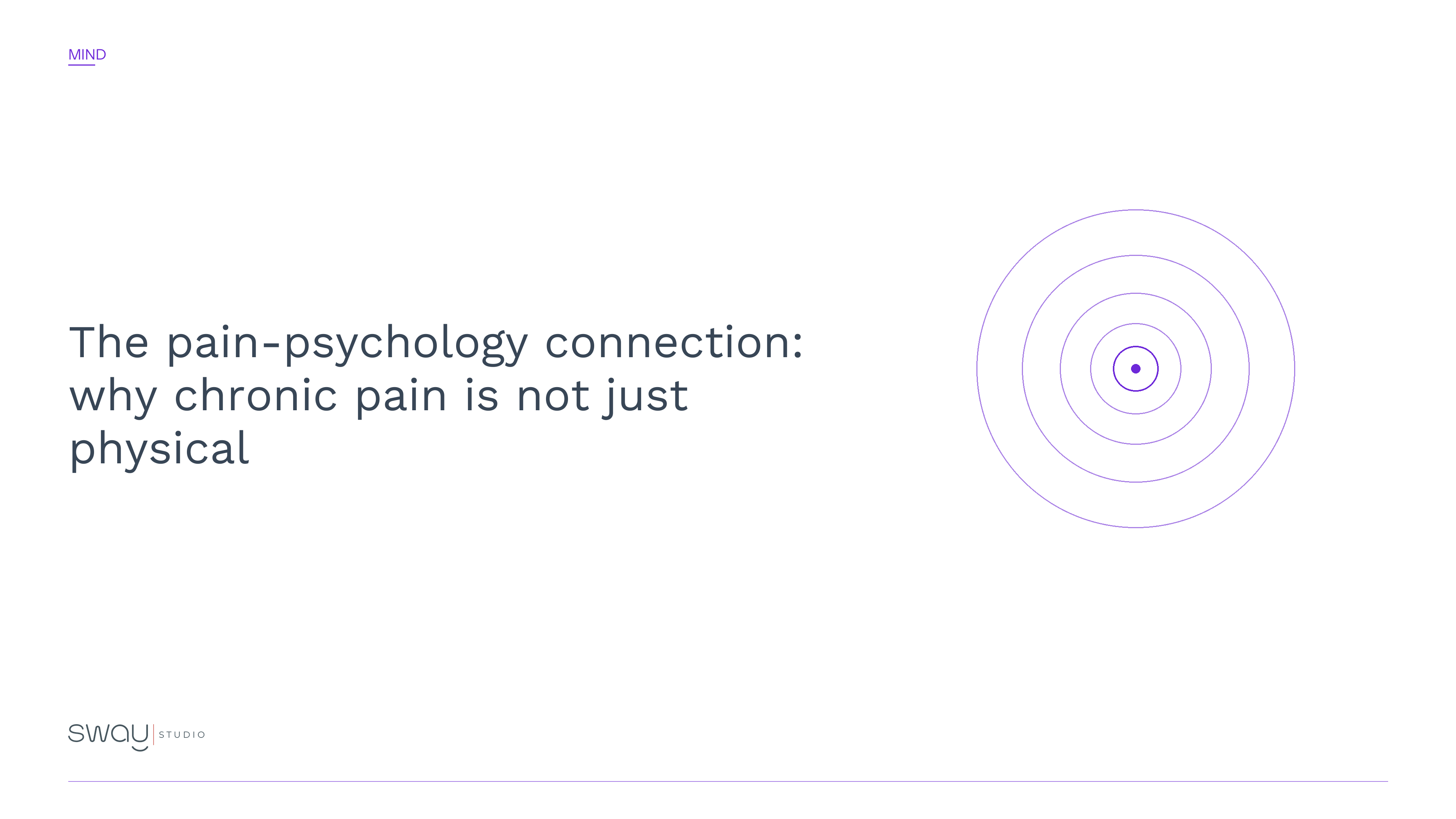 The pain-psychology connection: why chronic pain is not just physical