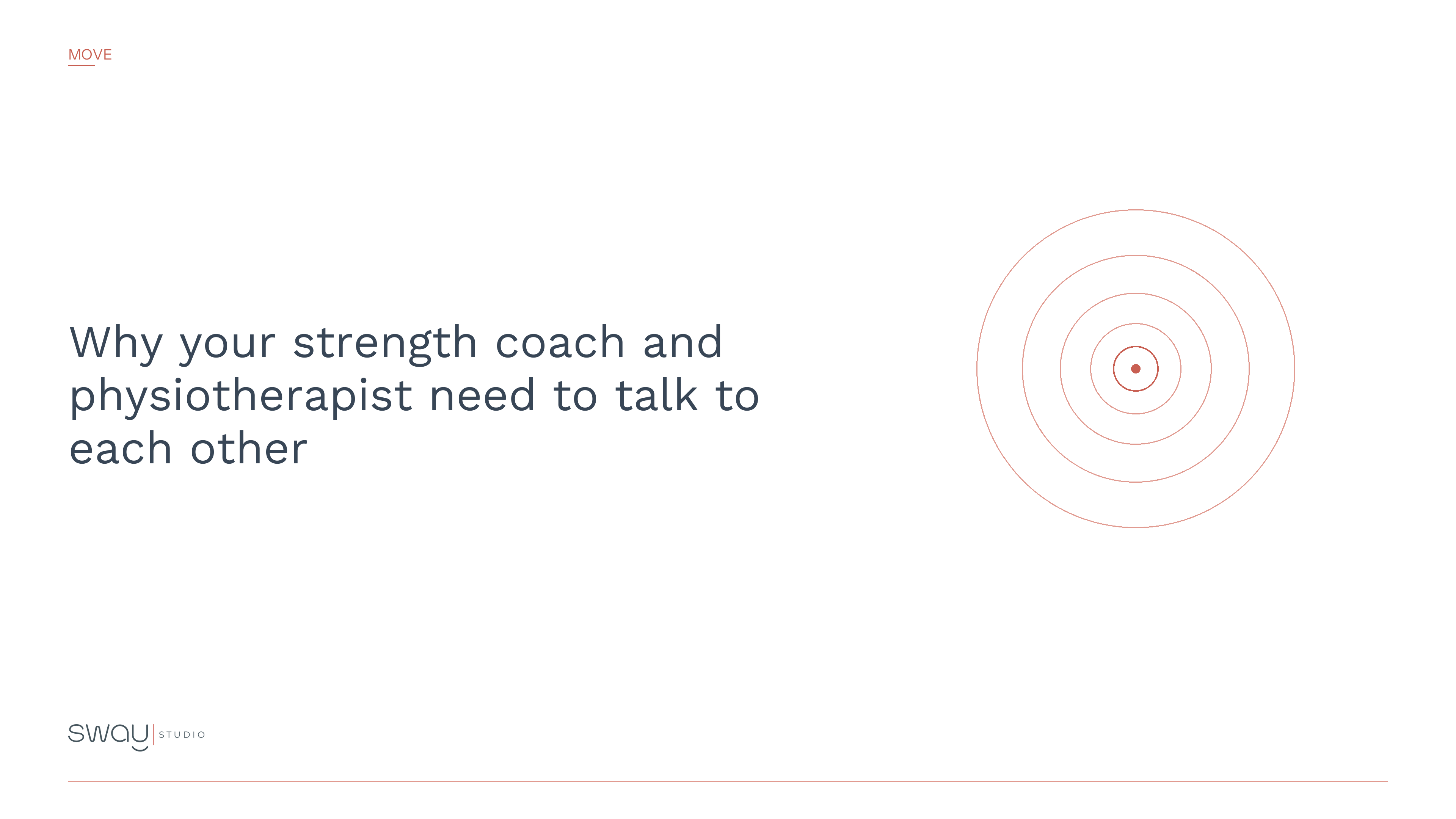Why your strength coach and physiotherapist need to talk to each other